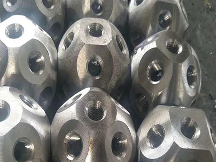 河东螺栓球网架杆件制作